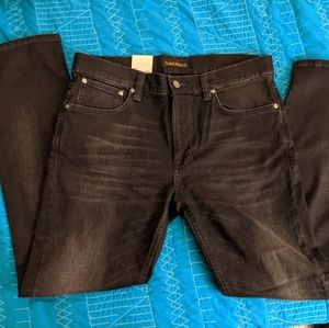 Nudie Jeans - Lean Dean 'Black Star' 33Wx30L